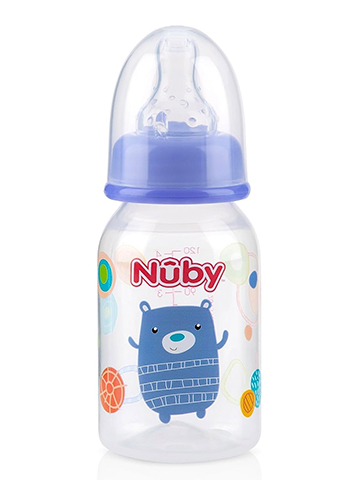 Nuby Baby Boys' 4 oz. Bottle - CookiesKids.com