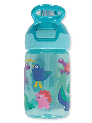 Nuby Baby Boys' 12 Oz. Flip Spout Water Bottle Canteen - CookiesKids.com