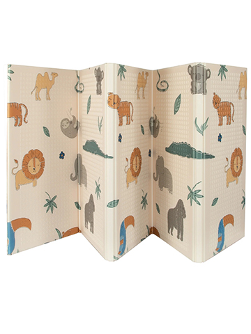 Nuby Baby Boys Foldable Safari Floor Playmat - CookiesKids.com