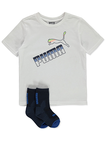 Puma Boys' 2-Piece T-Shirt With Socks Set - CookiesKids.com