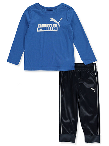 Puma Baby Boys' 2-Piece Tricot Joggers Set Outfit - CookiesKids.com