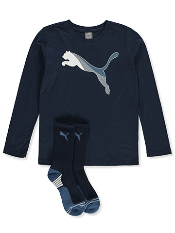 Puma Boys' 2-Piece Pounce T-Shirt Socks Set - CookiesKids.com