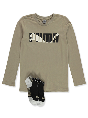 Puma Boys' 2-Piece Elite T-Shirt Socks Set - CookiesKids.com