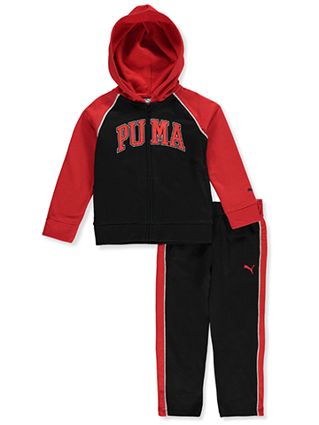 Puma Boys' 2-Piece Track Pants Set Outfit - CookiesKids.com