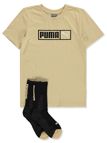Puma Boys' 2-Piece T-Shirt Socks Set - CookiesKids.com