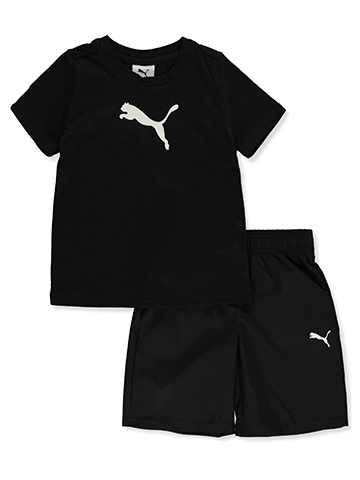 Puma Boys' 2-Piece Shadow Shorts Set Outfit - CookiesKids.com