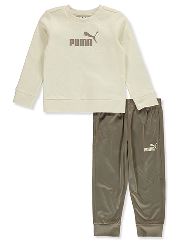 Puma Boys' 2-Piece Tricot Joggers Set Outfit - CookiesKids.com