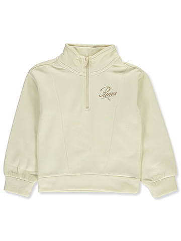 Puma Girls' Fleece Quarter Zip Track Jacket - CookiesKids.com