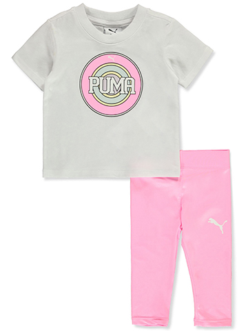 Puma Baby Girls' 2-Piece Leggings Set Outfit - CookiesKids.com