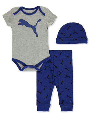 Puma Baby Boys' 3-Piece Pounce Pants Set Outfit - CookiesKids.com