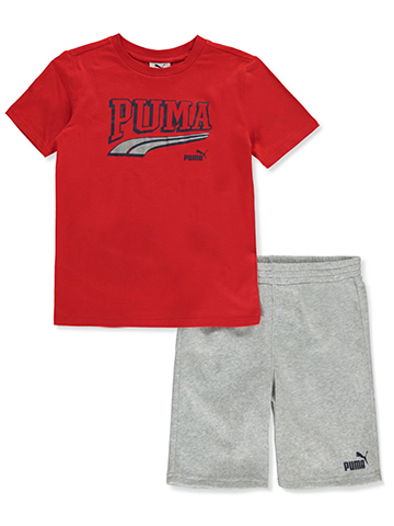 Puma Boys' 2-Piece Shorts Set Outfit - CookiesKids.com