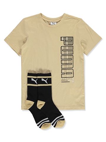 Puma Boys' 2-Piece Dots T-Shirt Socks Set - CookiesKids.com