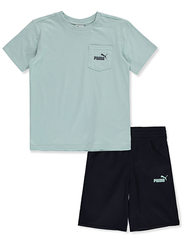 Puma Boys' 2-Piece Shorts Set Outfit - CookiesKids.com
