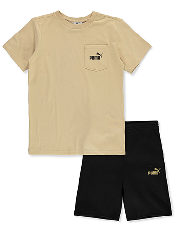 Puma Boys' 2-Piece Shorts Set Outfit - CookiesKids.com