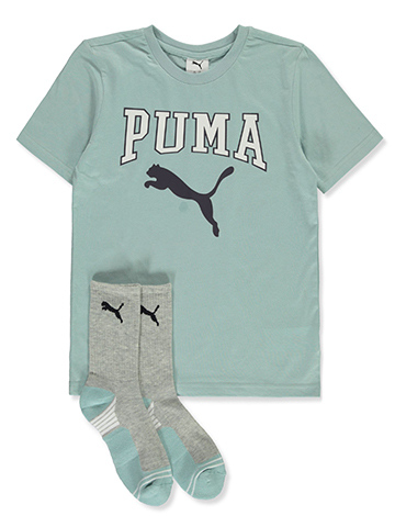Puma Boys' 2-Piece T-Shirt Socks Set - CookiesKids.com