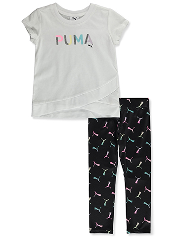 Puma Girls' 2-Piece Leggings Set Outfit - CookiesKids.com