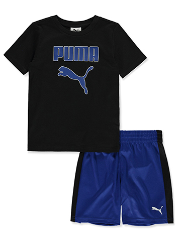 Puma Boys' 2-Piece Shadow Shorts Set Outfit - CookiesKids.com