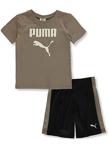 Puma Boys' 2-Piece Shadow Shorts Set Outfit - CookiesKids.com