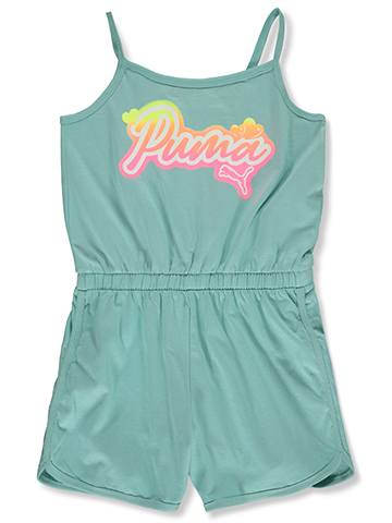 Puma Girls' Rainbow Pounce Jersey Romper - CookiesKids.com