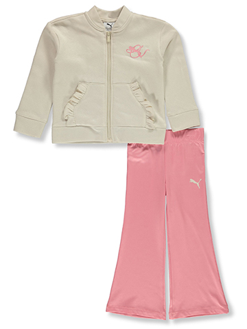 Puma Baby Girls' 2-Piece Flared Leggings Set Outfit - CookiesKids.com
