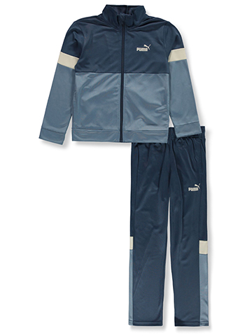Puma Boys' 2-Piece Tricot Track Suit Jacket Set Outfit - CookiesKids.com