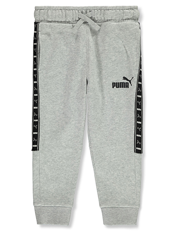 Puma Boys' Logo Tape Fleece Joggers - CookiesKids.com