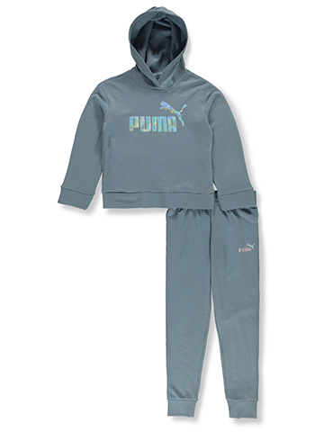 Puma Girls' 2-Piece Joggers Set Outfit - CookiesKids.com