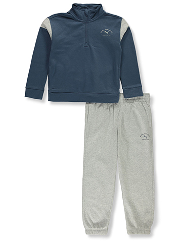 Puma Boys' 2-Piece Fleece Joggers Set Outfit - CookiesKids.com