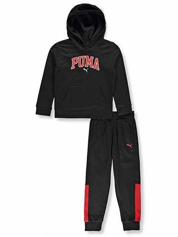 Puma Boys' 2-Piece Varsity Fleece Joggers Set Outfit - CookiesKids.com