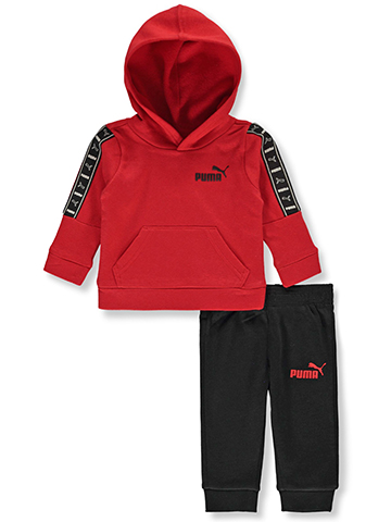 Puma Baby Boys' 2-Piece Taped Joggers Set Outfit - CookiesKids.com