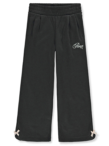 Puma Girls' Fleece Wide Leg Pants - CookiesKids.com