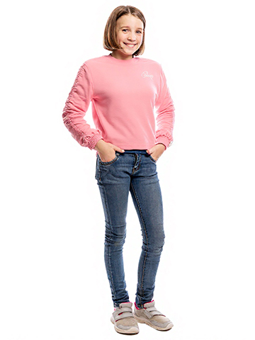 Puma Girls' Fleece Crew Pullover Sweatshirt - CookiesKids.com