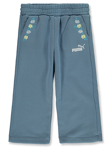 Puma Girls' Wide Leg Fleece Pants - CookiesKids.com