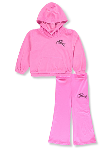 Puma Baby Girls' 2-Piece Flared Pants Set Outfit - CookiesKids.com
