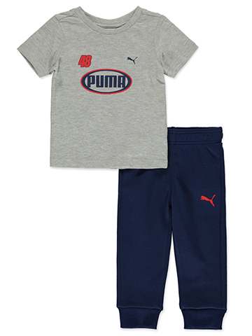 Puma Baby Boys' 2-Piece Racer Joggers Set Outfit - CookiesKids.com