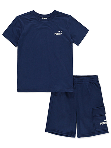 Puma Boys' 2-Piece Shorts Set Outfit - CookiesKids.com