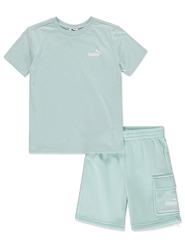 Puma Boys' 2-Piece Shorts Set Outfit - CookiesKids.com