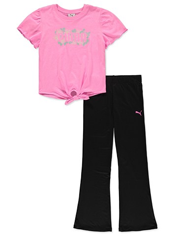 Puma Girls' 2-Piece Leggings Set Outfit - CookiesKids.com
