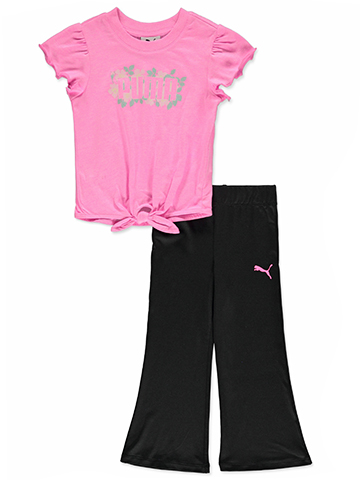 Puma Baby Girls' 2-Piece Leggings Set Outfit - CookiesKids.com