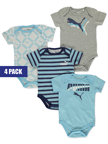 Puma Baby Boys' 4-Pack Bodysuits - CookiesKids.com