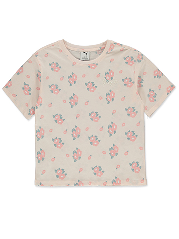 Puma Girls' Floral T-Shirt - CookiesKids.com