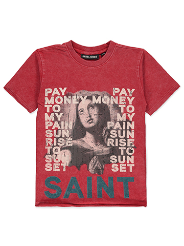 Rebel Minds Boys' Studded Saint T-Shirt - CookiesKids.com
