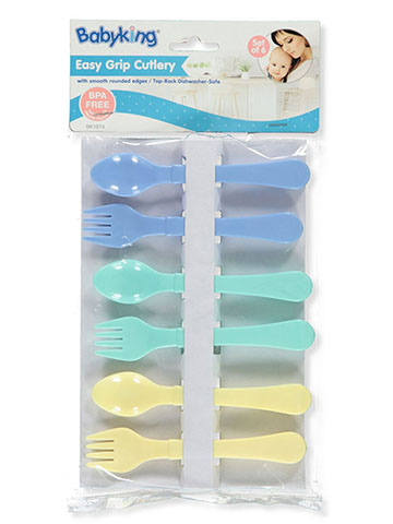 Baby King Easy Grip Cutlery (Set of 6) - CookiesKids.com