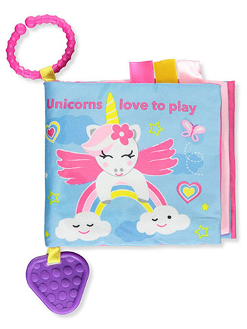 Playtex Baby Girls’ Unicorn Book and Teether - CookiesKids.com