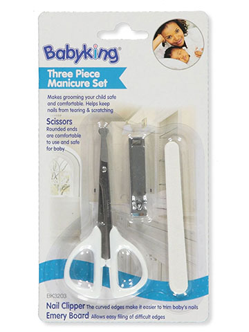 Baby King Three Piece Manicure Set - CookiesKids.com