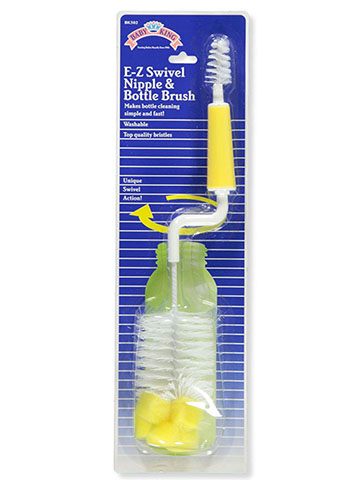 Baby King E-Z Swivel Nipple & Bottle Brush - CookiesKids.com