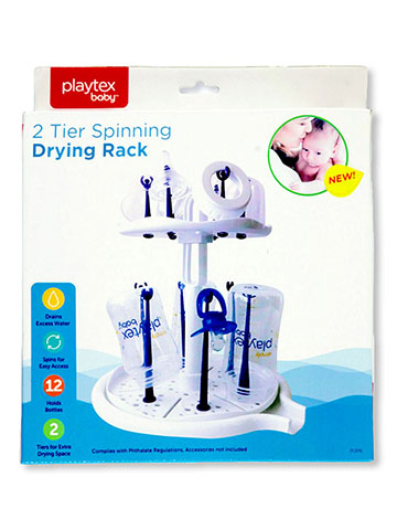Playtex 2-Tier Spinning Drying Rack - CookiesKids.com