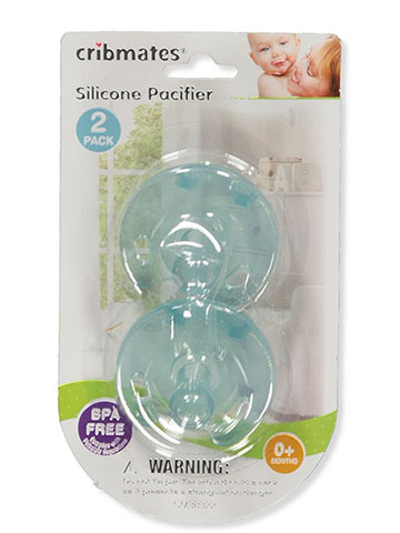 Cribmates 2-Pack Silicone Pacifiers - CookiesKids.com