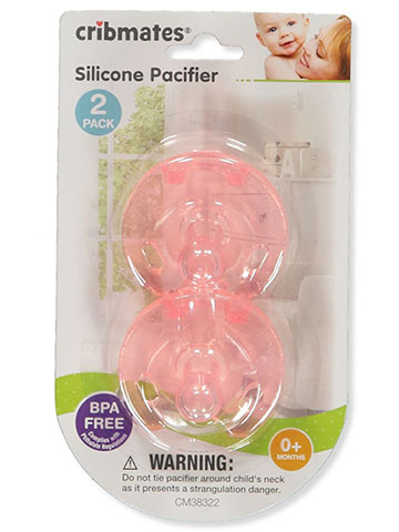 Cribmates 2-Pack Silicone Pacifiers - CookiesKids.com