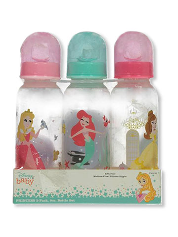 Disney Princess 3-Pack 9 Oz. Baby Bottles - CookiesKids.com